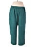 Erin London 100% Polyester Solid Teal Casual Pants Size 20 - photo 1