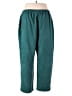 Erin London 100% Polyester Solid Teal Casual Pants Size 20 - photo 2