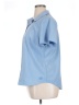 Orvis 100% Polyester Blue Short Sleeve Blouse Size XL - photo 5