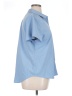Orvis 100% Polyester Blue Short Sleeve Blouse Size XL - photo 4