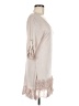 MADE IN ITALY 100% Polyester Tan 3/4 Sleeve Top Size M (estimated) - photo 4