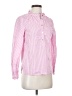 Talbots 100% Cotton Stripes Pink Long Sleeve Button-Down Shirt Size XS - photo 1