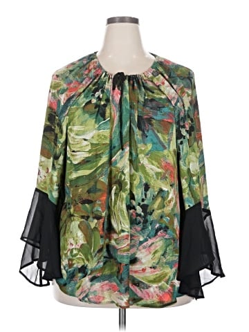 Bob Mackie 3/4 Sleeve Blouse (view 1)