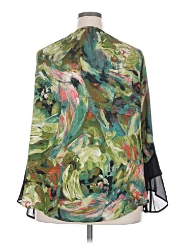 Bob Mackie 3/4 Sleeve Blouse (view 2)