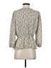 Lipslide 100% Polyester Green 3/4 Sleeve Blouse Size S - photo 2