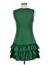 Unbranded 100% Polyester Solid Green Cocktail Dress Size M (estimated) - photo 2