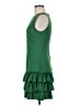 Unbranded 100% Polyester Solid Green Cocktail Dress Size M (estimated) - photo 5