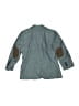 H&M 100% Cotton Chevron-herringbone Blue Blazer Size 3 - 4 - photo 2