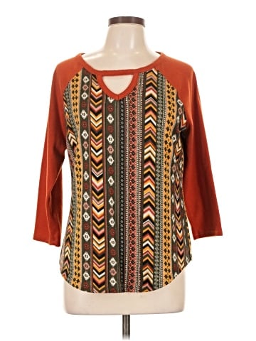 Absolutely Famous 3/4 Sleeve T-Shirt (view 1)