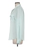 Ann Taylor LOFT 100% Polyester Teal Long Sleeve Blouse Size M - photo 5