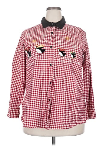 Bobbie Brooks Long Sleeve Button-Down Shirt (view 1)