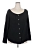 Ambiance Black Long Sleeve Blouse Size 2X - photo 1