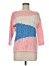 Assorted Brands Color Block Pink Pullover Sweater Size M (estimated) - photo 1