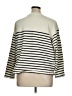 Workshop Republic Clothing Stripes Ivory Pullover Sweater Size 1X - photo 2