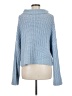 Weekend Stories Blue Wool Pullover Sweater Size M - photo 2