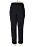 JM Collection Solid Black Casual Pants Size XXL - photo 1