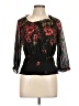 Ember 100% Polyester Black 3/4 Sleeve Blouse Size L - photo 1