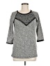 Maison Scotch Gray 3/4 Sleeve Top Size Med (2) - photo 1