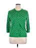 Ellen Tracy Polka Dots Green Cardigan Size XL - photo 1