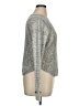 Christopher & Banks Metallic Silver Pullover Sweater Size XL - photo 4