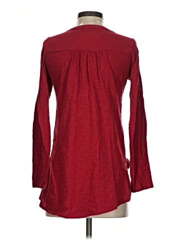Little Yellow Button Long Sleeve Blouse (view 2)