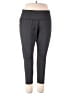 Game Time 100% Polyester Solid Gray Black Active Pants Size 2X - photo 1