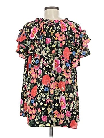 Unbranded Short Sleeve Blouse (view 2)