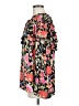 Unbranded 100% Polyester Floral Black Short Sleeve Blouse Size M - photo 5