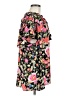 Unbranded 100% Polyester Floral Black Short Sleeve Blouse Size M - photo 4