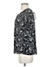 Worthington 100% Polyester Black Short Sleeve Blouse Size M (petite) - photo 5