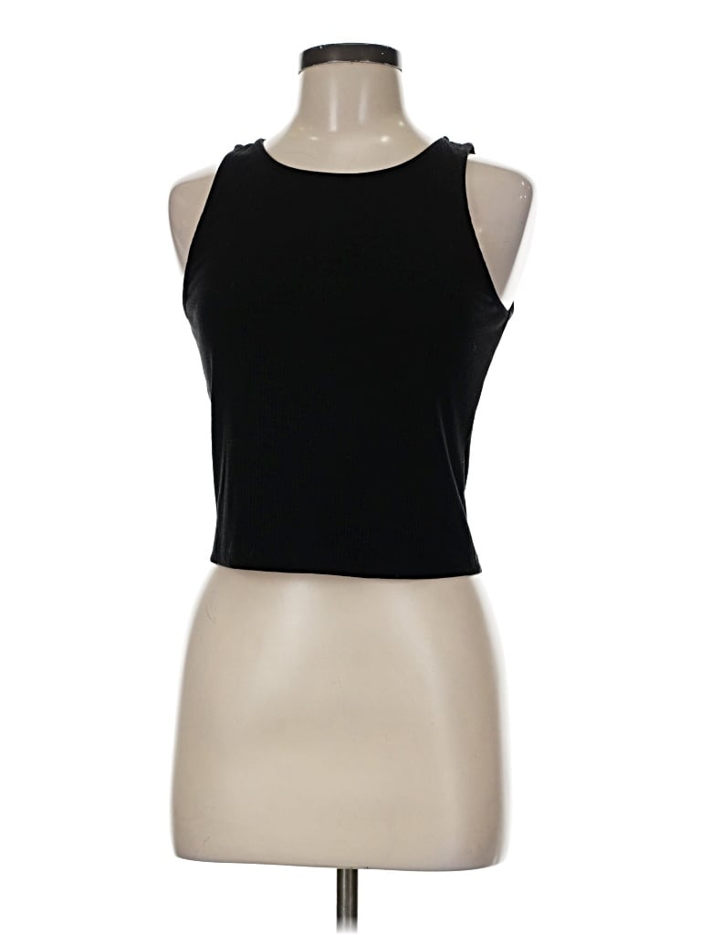 Pre-owned New Look Sleeveless Top Black Halter Neckline Tops