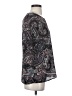 Daniel Rainn 100% Polyester Paisley Purple Short Sleeve Blouse Size S - photo 4