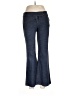 Topshop Chevron-herringbone Blue Jeans Size 12 - photo 1