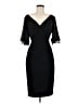 Connected Apparel Black Cocktail Dress Size 6 - photo 1