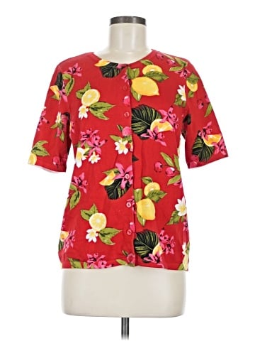 Christopher & Banks Short Sleeve Blouse (view 1)