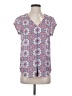 Daniel Rainn 100% Polyester Blue Short Sleeve Blouse Size S - photo 1