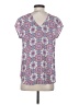 Daniel Rainn 100% Polyester Blue Short Sleeve Blouse Size S - photo 2