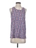 Ann Taylor LOFT 100% Polyester Blue Sleeveless Blouse Size XS - photo 1