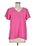 Zenana Pink Short Sleeve Blouse Size M - photo 1