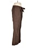 Classiques Entier Brown Linen Pants Size 8 - photo 4
