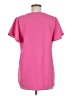 Zenana Pink Short Sleeve Blouse Size M - photo 2