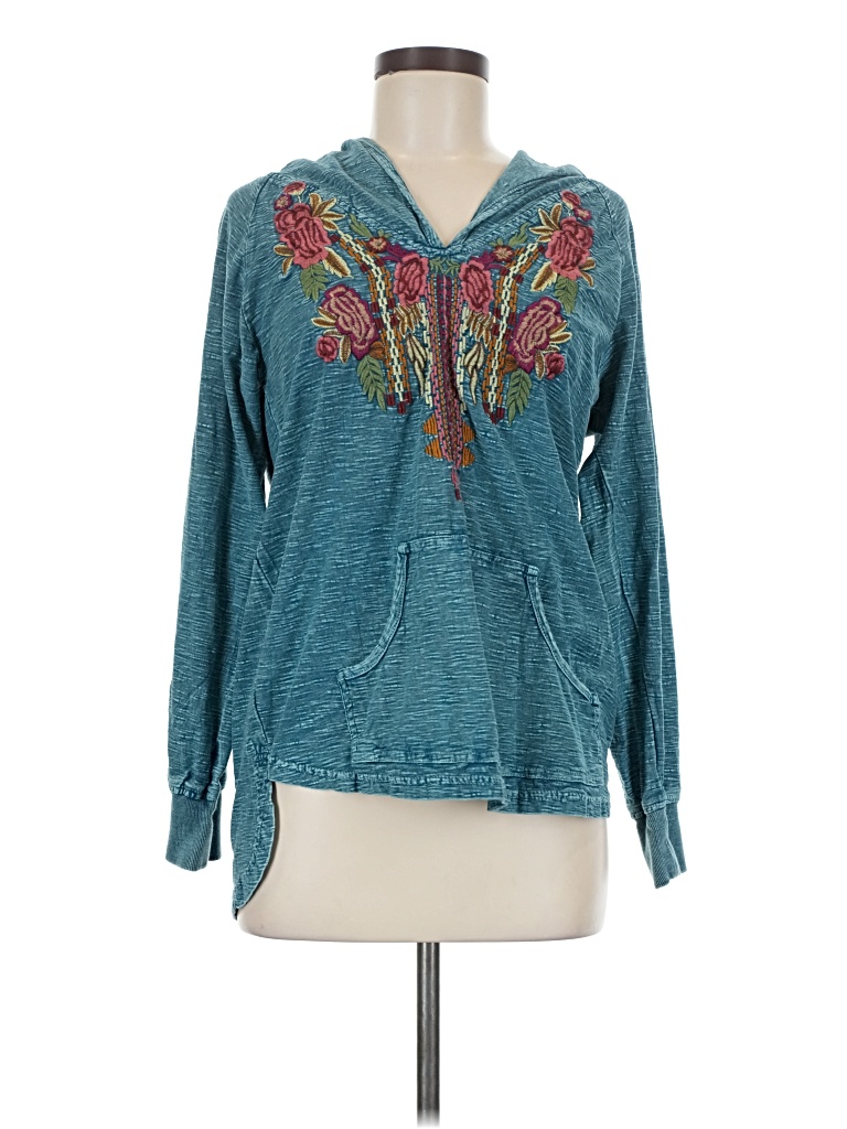 Pre-owned Avani Del Amour Pullover Sweater In Teal