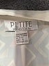 Petite Sophisticate 100% Polyester Color Block White Short Sleeve Blouse Size 4 Petite - photo 7