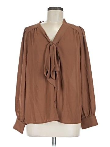 Aaron & Amber Long Sleeve Blouse (view 1)