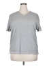 Calvin Klein Gray Short Sleeve Top Size XXL - photo 1