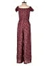 Lulus 100% Rayon Burgundy Jumpsuit Size S - photo 2