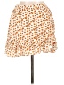 Willow & Root 100% Rayon Floral Orange Casual Skirt Size L - photo 1
