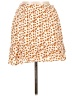 Willow & Root 100% Rayon Floral Orange Casual Skirt Size L - photo 2