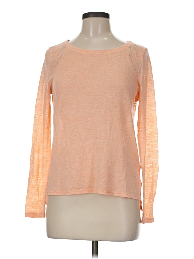 Pre-owned Forever 21 Long Sleeve T-shirt In Orange