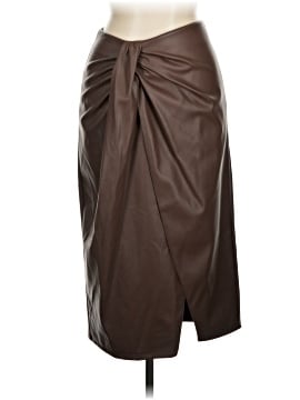 Open Edit Faux Leather Skirt (view 1)